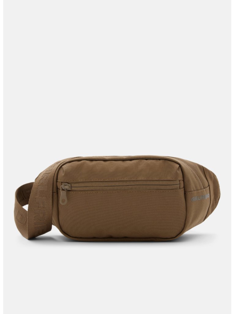 Girlfriend Collective Beachwood Belt Bag Fanny Pack Tan Brown New Without Tags